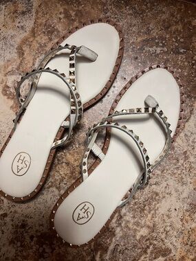 ASH Peace Studded Leather Sandals